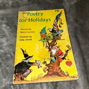 Poetry for Holidays Vintage Paperback Selected By Nancy Larrick 1966